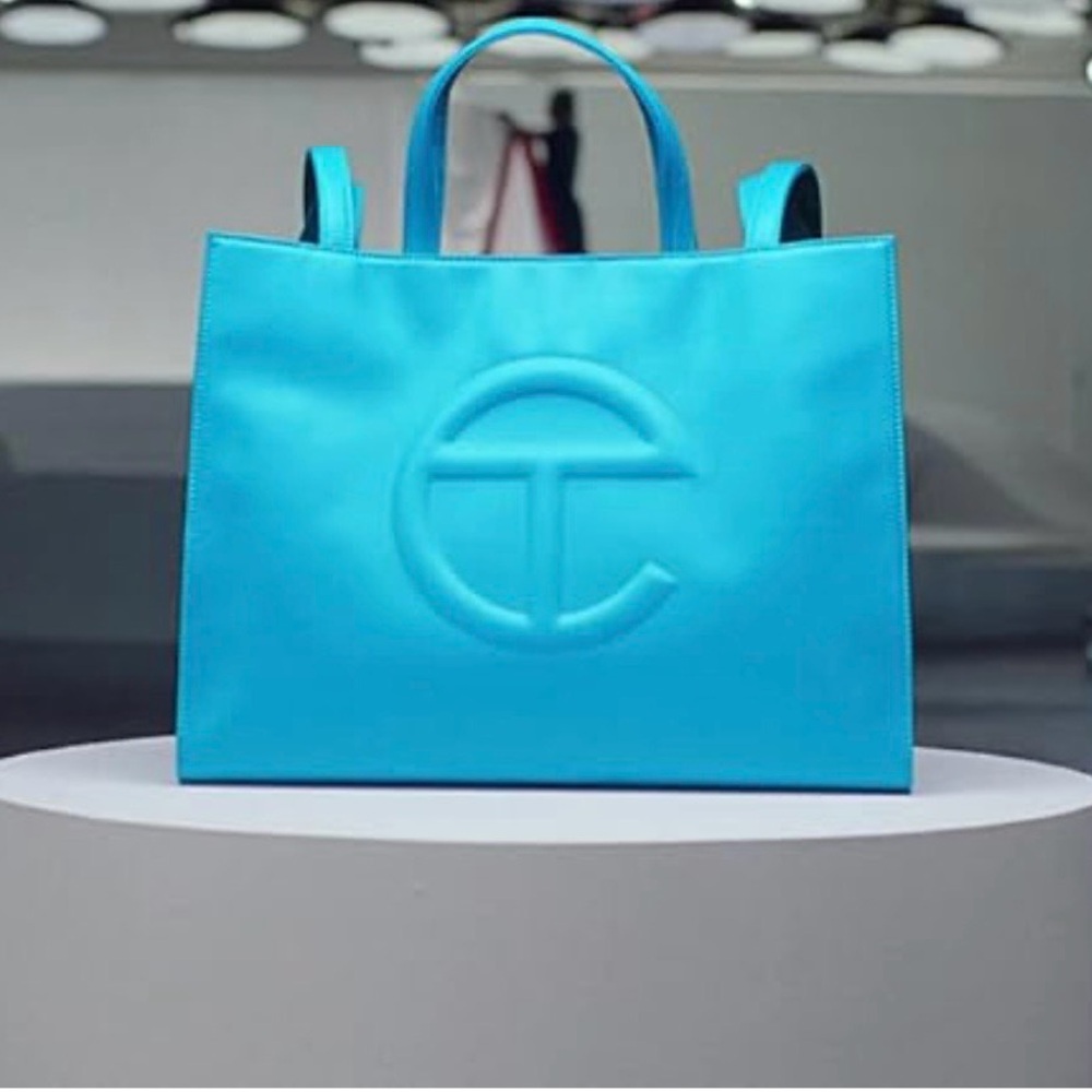 Telfar Light Blue Tote Bag